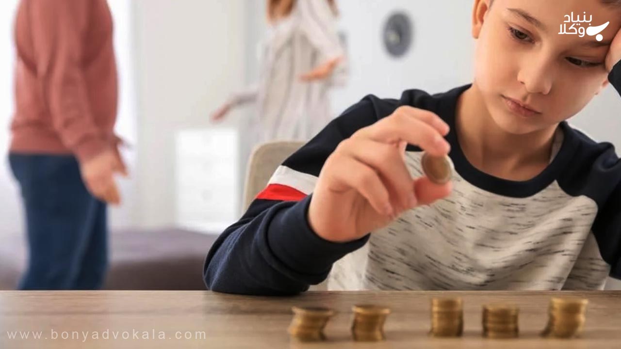 نفقه گذشته فرزند بعد از طلاق