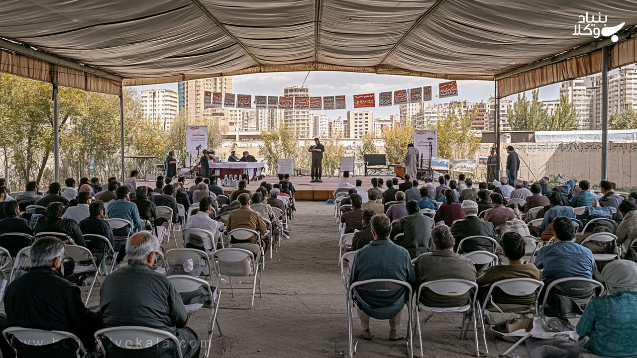 مراحل برگزاری مزایده در اجرای احکام