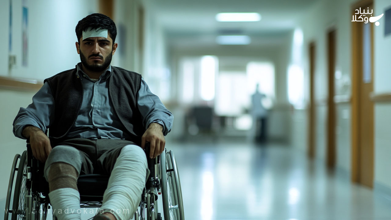 کارگر آسیب دیده